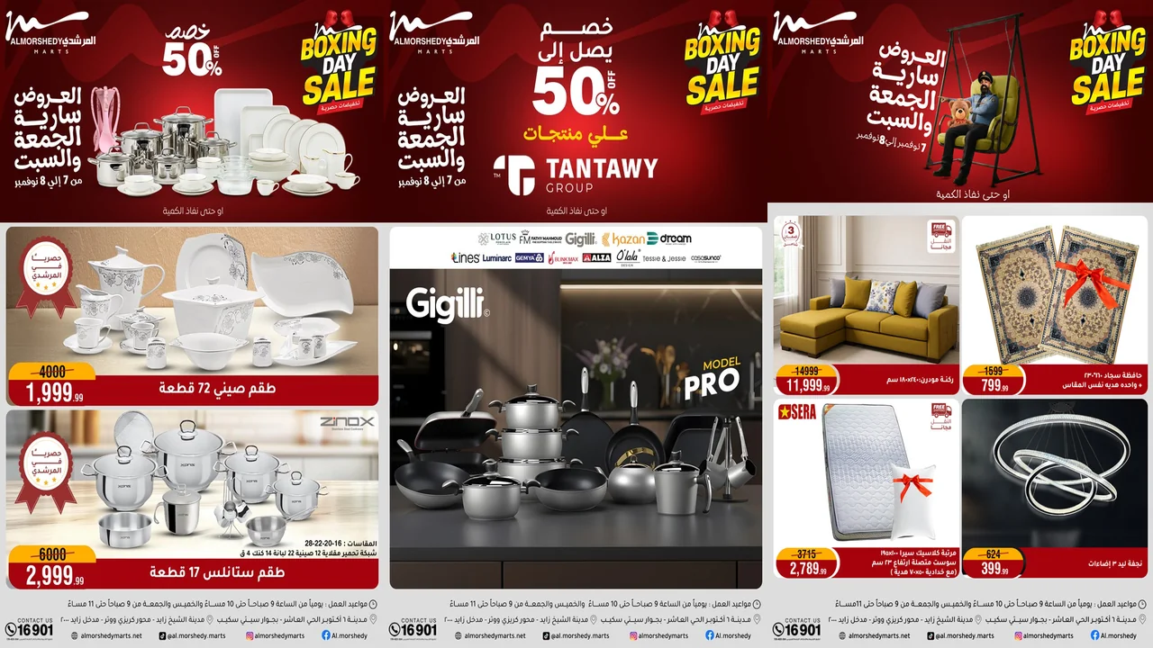 عروض المرشدى اليوم الجمعة والسبت 7 و 8 نوفمبر 2025 البوكسينج داى