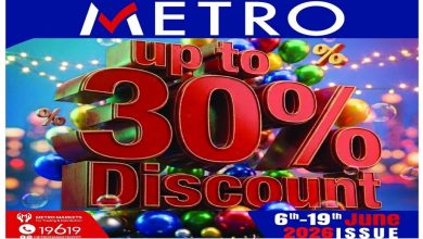 عروض مترو ماركت من 7 يونيو حتى 19 يونيو 2026 خصومات حتى 30%